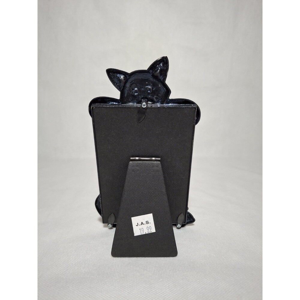 Vintage Connoisseur Metal Pewter Decorative Picture Frame 3.5x5 inches Cat Mouse - Picture 4 of 5